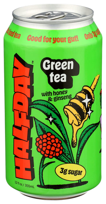 Halfday - Tonic Green Tea Honey Gnsng - Case Of 12-12 Fz(D0102H54Sf6)