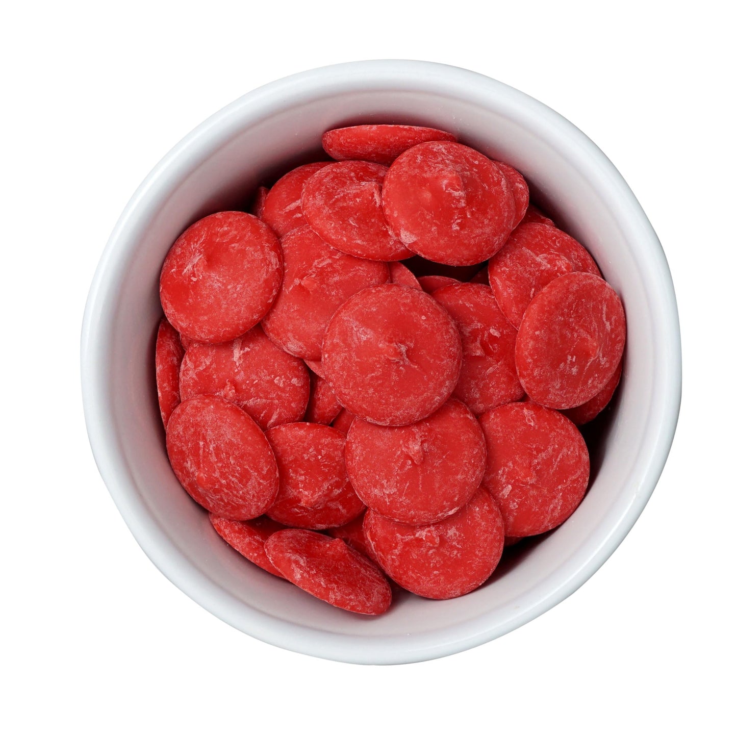 The Hampton Popcorn & Candy Company Red Chocolate Melting Wafers, 12 Ounce Bulk Bag, Ideal for Baking and Decorating
