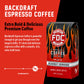 Fire Department Coffee Backdraft Espresso - Smooth & Rich - 12 oz - Veteran Owned - Roasted in the USA