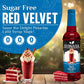 SYRUVIA Sugar-Free Red Velvet Coffee Syrup - 25.4 fl oz - Gluten Free, Kosher, 0 Calorie Coffee Flavoring