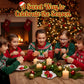 4Es Novelty Christmas Fortune Cookies Bulk, 50 Individually Wrapped Funny Fortune Cookies with Holiday Sayings for Kids & Adult