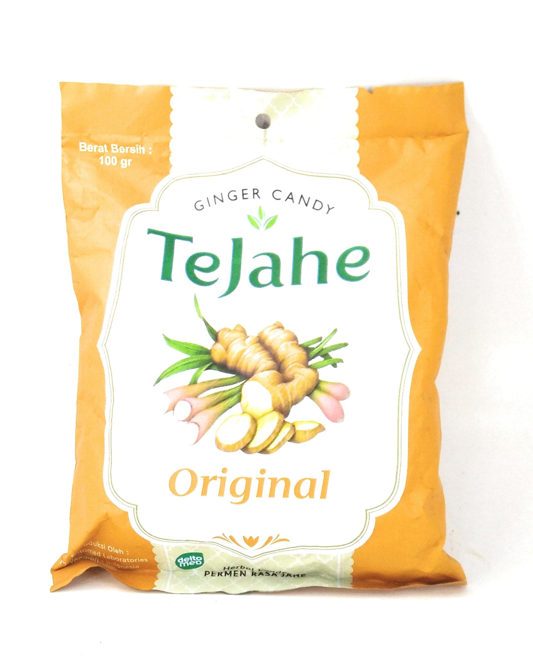 Tejahe Ginger Herbal Candy, 100 Gram (Pack of 1)
