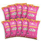Taali Himalayan Pink Salt Water Lily Pops (10-Pack) - Roasted Fox Nuts Makhana Snack | Crunchy Indian Healthy Snacks | Protein-r