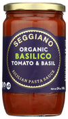 SEGGIANO Organic Basilico Pasta Sauce, 24 OZ