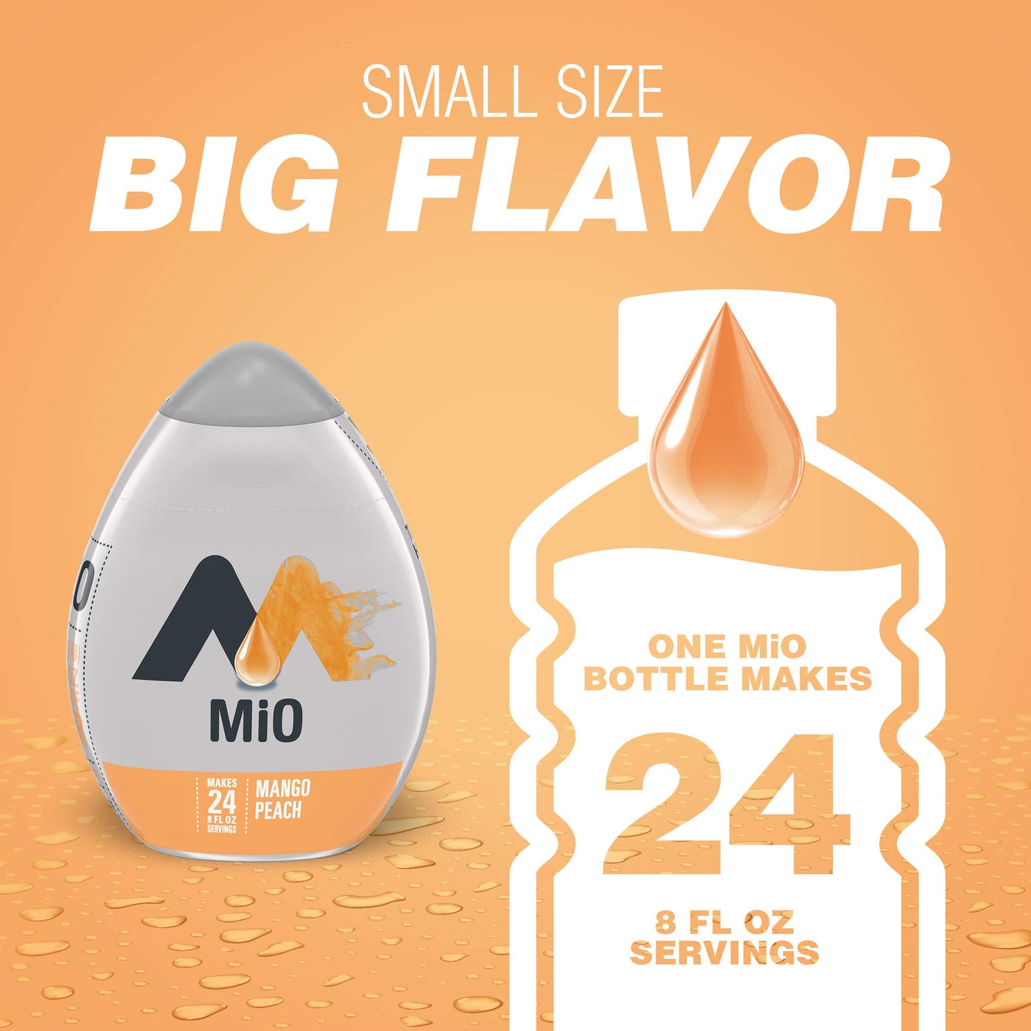 Mio Mango & Peach Liquid Concentrate Drink Mix, 1.62 Fl Oz Bottle