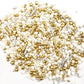Weraru White Deluxe Gold Sprinkles Candy Mixing Size Baking Edible Cake Decorations Cupcake Toppers Cookie Decorating Celebratio