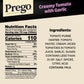 Prego Creamy Tomato Pasta Sauce With Garlic, 24 Oz Jar