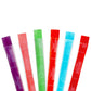 Push Pop Freezer Pops - Ice Popsicles Individually Wrapped Variety Pack - 6 Classic Fruity Flavors - Fun Colored Ice Pops For Pa
