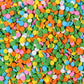 Edible Spring Confetti Sprinkles, Rainbow Sprinkles For Cake Decorating, Funfetti Sprinkles, Round Sprinkles For Spring Cupcakes