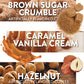 Custom Variety Pack 30-count K-Cup Pods for Keurig - Caramel Vanilla Cream, Hazelnut, Brown Sugar Cspirit-inspired flavorble