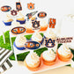 Auburn Tigers Cupcake Toppers (24 Pieces) Auburn University Party Supplies For Football, Birthday Gift, Graduation Party Decorat