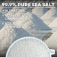Bulk Kosher Mixed Grain (fine and coarse) Sea Salt for Commercial Use, Food Grade Non-Iodized with No Additives, Pure & Unrefine