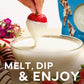 GHIRARDELLI White Vanilla Flavored Melting Wafers  10 OZ Bag
