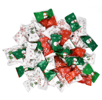 Gift Boutique Christmas Butter Mint Candies Bags 100 Count Individually Wrapped Mints Candy 13 Ounce Bags (368 g) Goodies Treat