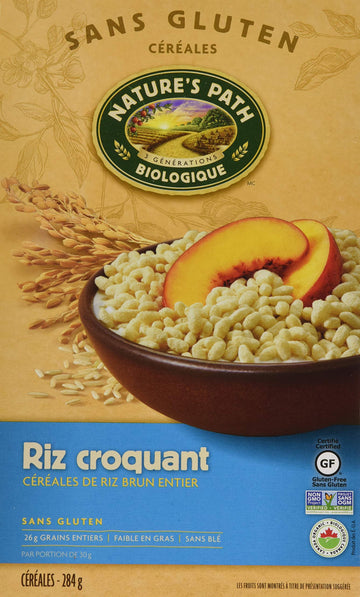 Natures Path Organic Rice Crispy Cereal, 10 Oz