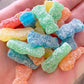 SOUR PATCH KIDS Soft & Chewy Candy  Bulk Christmas Candy Stocking Stuffers  140 Snack Packs