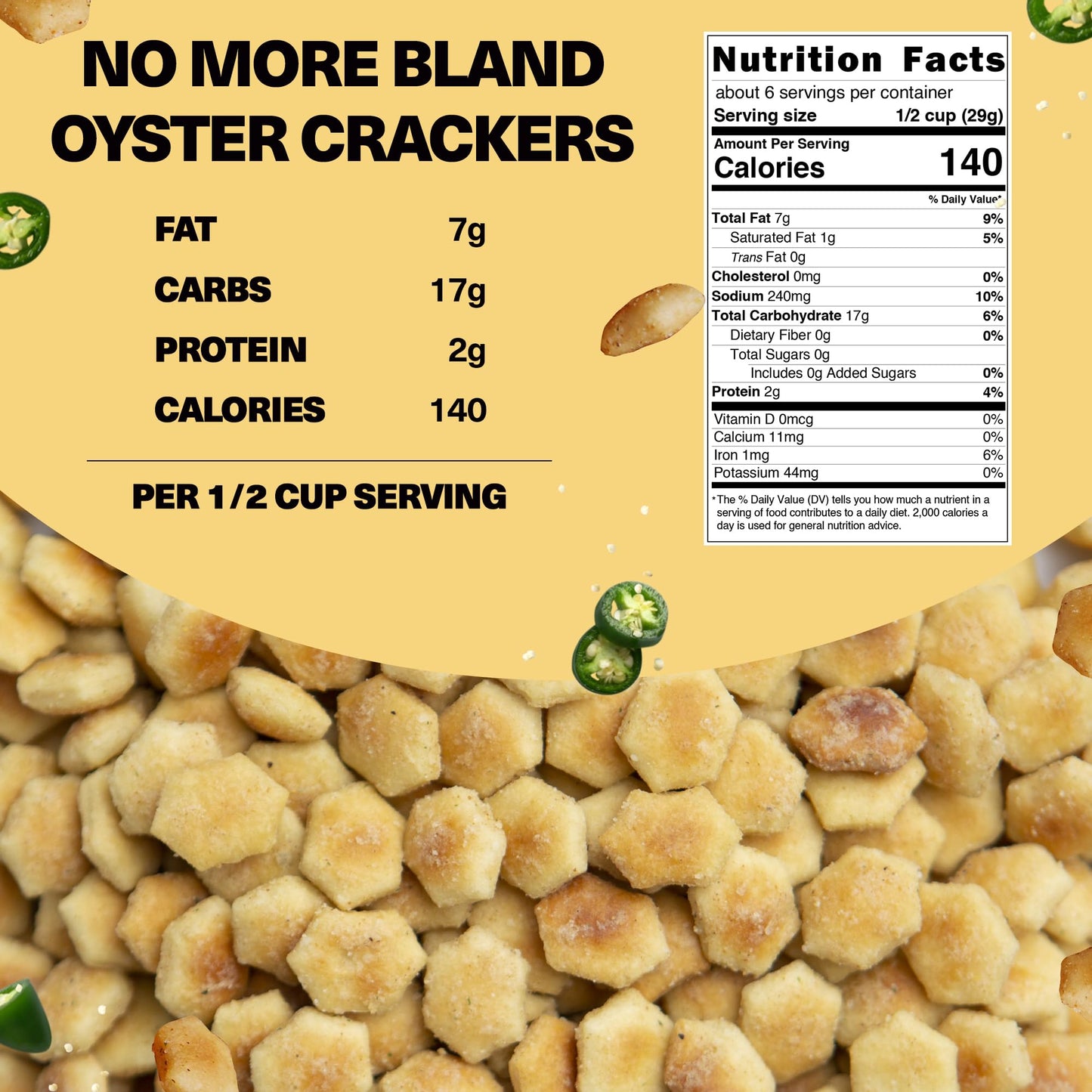 Wicked Mix Mini Puffed Soup  ers, Jalapeno Cheddar, 6 Ounce Bag, Pack of 3