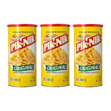 Pik-Nik Shoestring Potatoes, 9 Ounce (Pack Of 3), Original