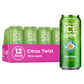 Sparkling ICE Sparkling Water with Caffeine, Zero Sugar, Citrus Twist, 16 fl oz Cans, Pack of 12