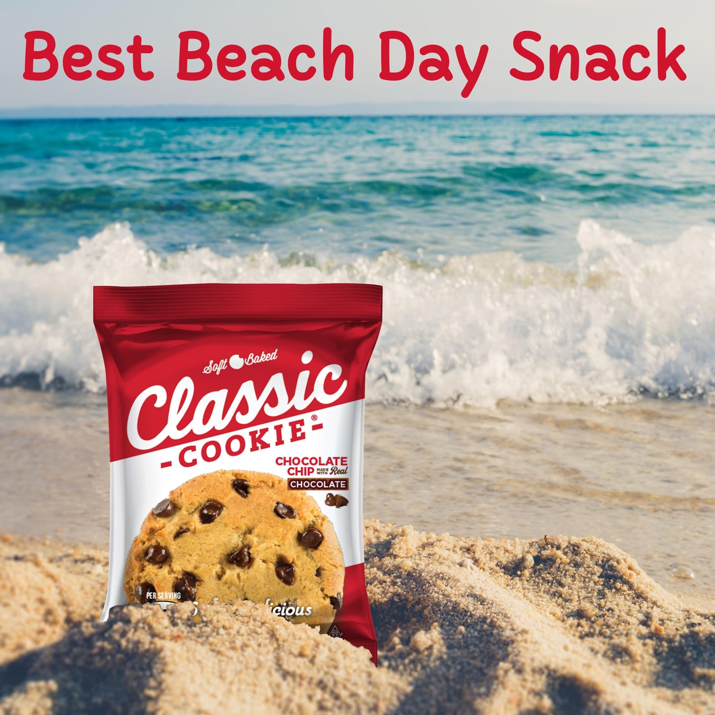 Classic Cookie, Soft Baked Cookie, Chocolate Chip 3Oz, 8 Count Pack