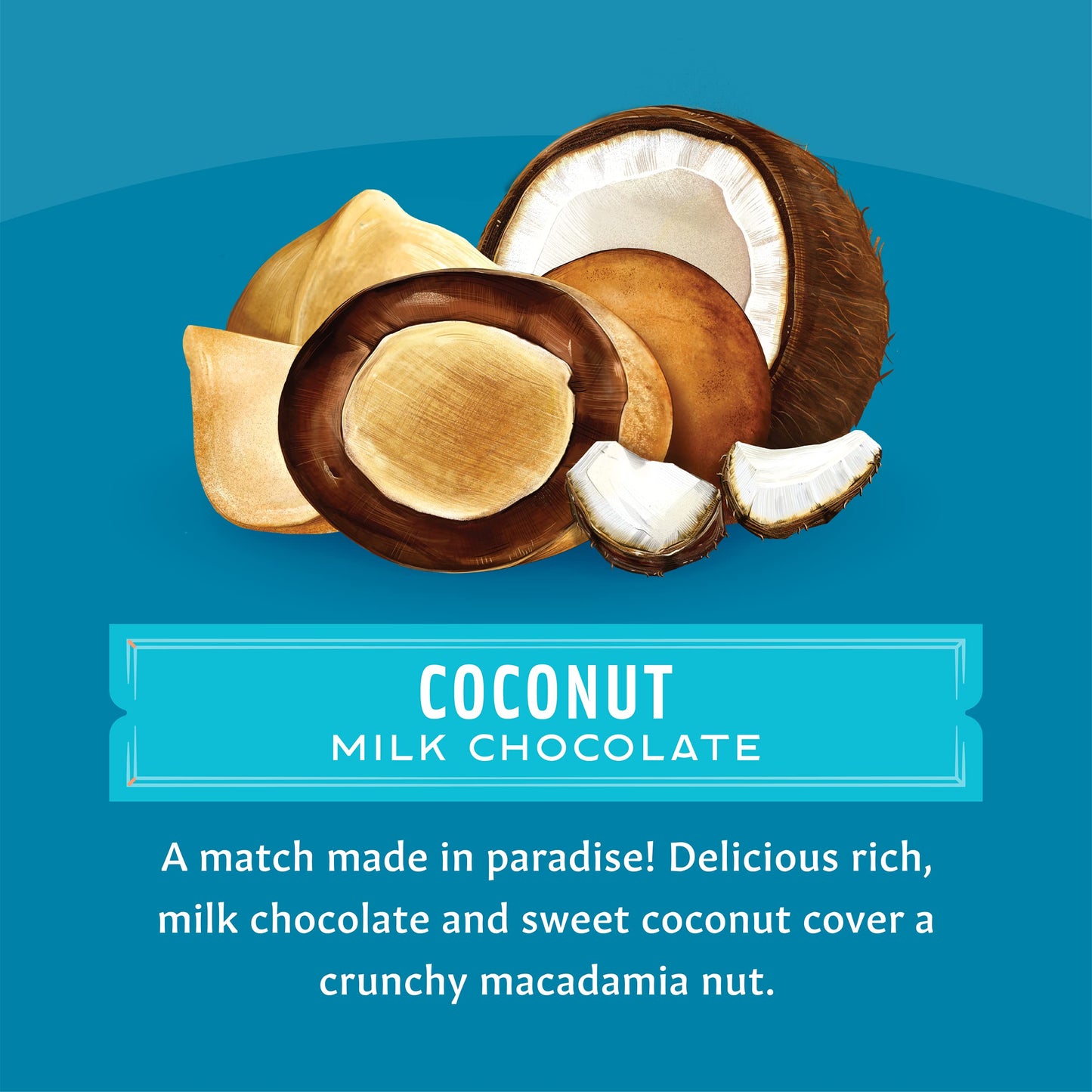 Mauna Loa Premium Hawaiian chocolate covered Macadamia Nuts, Milk chocolate coconut, cocoa Dusted, 8 Oz Bag (Pack of 1)