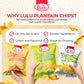 LULU Plantain Chips Variety Pack, Lightly Salted, 12 Count (6 Lemon, 4 Salted, 2 Sweet)