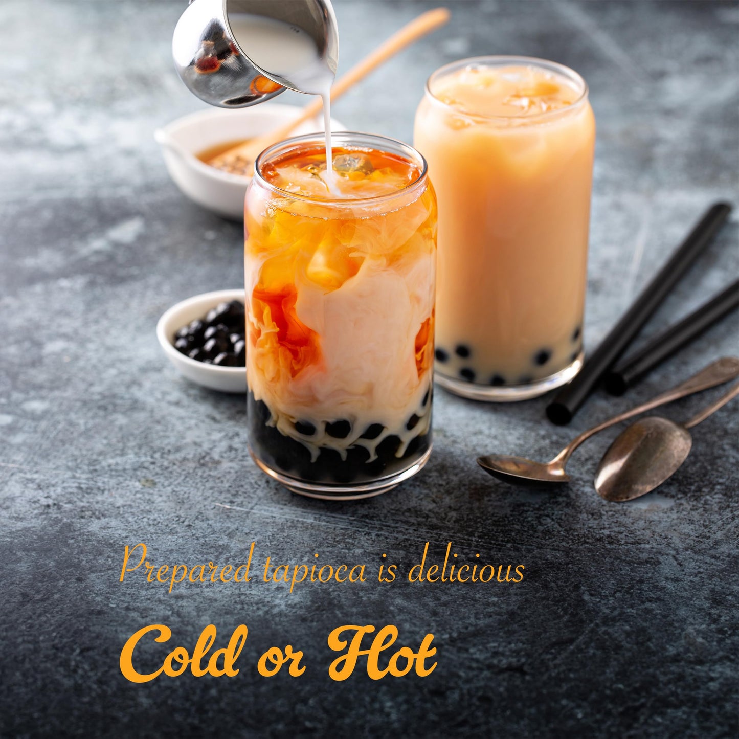 1 Packs Of Boba (Black) Tapioca Pearl ''Bubble Tea Ingredients''