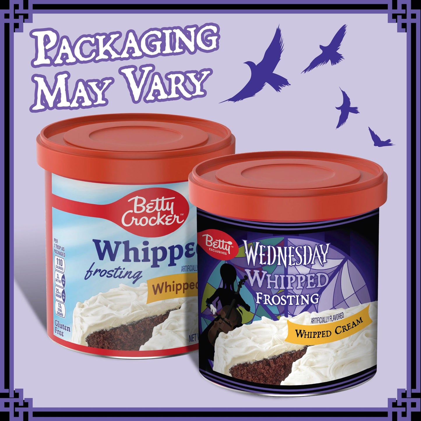 Betty Crocker Gluten Free Whipped Cream Frosting, 12 oz., Pack of 8
