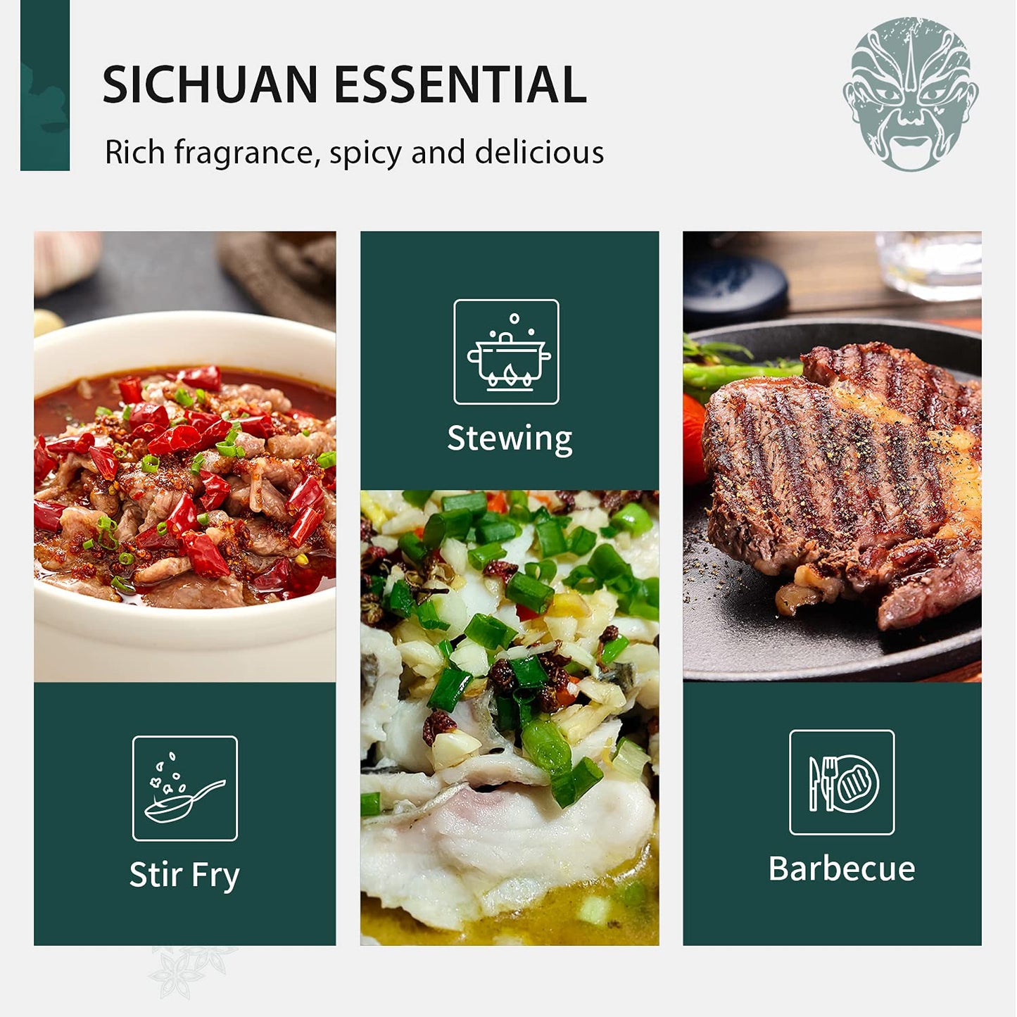 Soeos Sichuan Peppercorns, 8Oz(227G), Authentic Szechuan Red Peppercorn, Numbing And Tingle Effect, Less Seeds, Strong Flavor, Essential For Mapo Tofu, Kung Pao Chicken And Asine Cusine