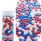 Se Si&Moos Edible Stars For Cake Decorating Red White Blue Sprinkles Fourth Of July Sprinkles Edible Patriotic Stars For Cookies