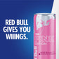 Red Bull Wild Berries Pink Edition Energy Drink, 80mg Caffeine, 8.4 Fl Oz, Pack of 24 Cans