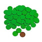 St Patrick'S Day Chocolate Coin Candy, 1 Pound, Approximately 75 Pieces, Green Foil Wrapped Pieces, Perfect For St. Patrick'S Da