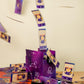Send A Cake Leo Zodiac Fountain Birthday Box, Chocolate Chip Bundt Cake, Ready to Gift, Pink & Purple Caramels