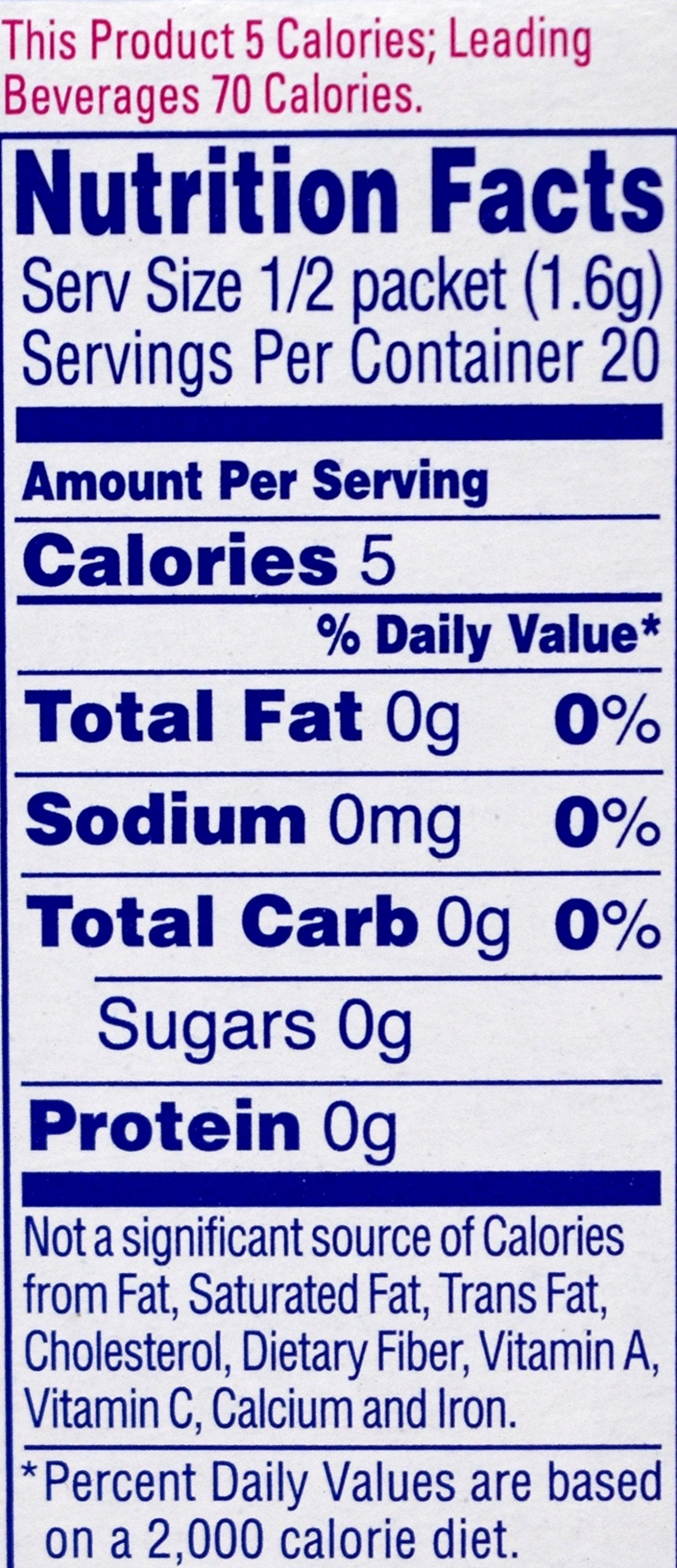 Crystal Light On The Go Wild Strawberry Drink Mix with Caffeine, 10-Pack, 0.11 Ounce Each, Pack of 6