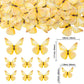 Gyufise 72Pcs Edible Cupcake Toppers - Wafer Paper Butterfly Cupcake Picks For Baby Shower & Kids Birthday Party Cake Supplies -