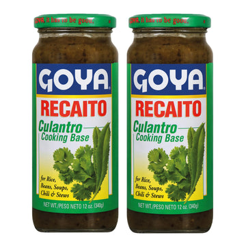 Goya Recaito Culantro Cooking Base 12oz (Pack of 02)