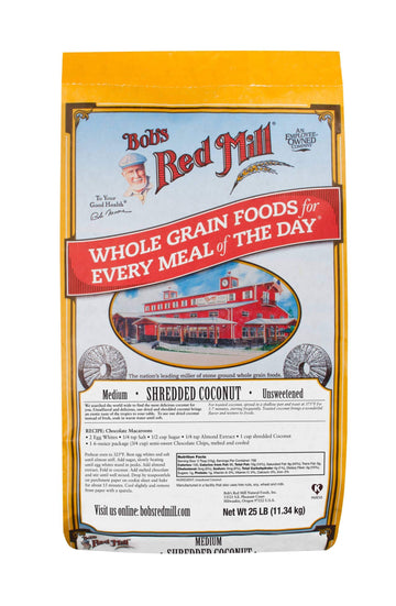 Bob's Red Mill Shredded Unsweetened Coconut, 400 Ounce (Pack of 1)