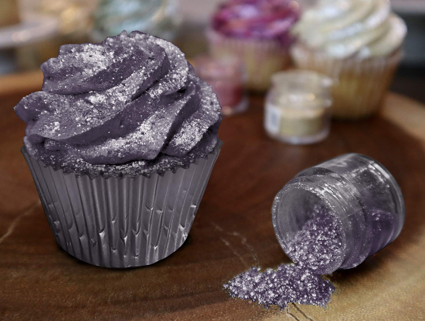 Bakell Edible Glitter Deep Purple Tinker Dust®, 5 Gram | KOSHER Certified | 100% Edible for Cakes, Cupcakes, and Drinks