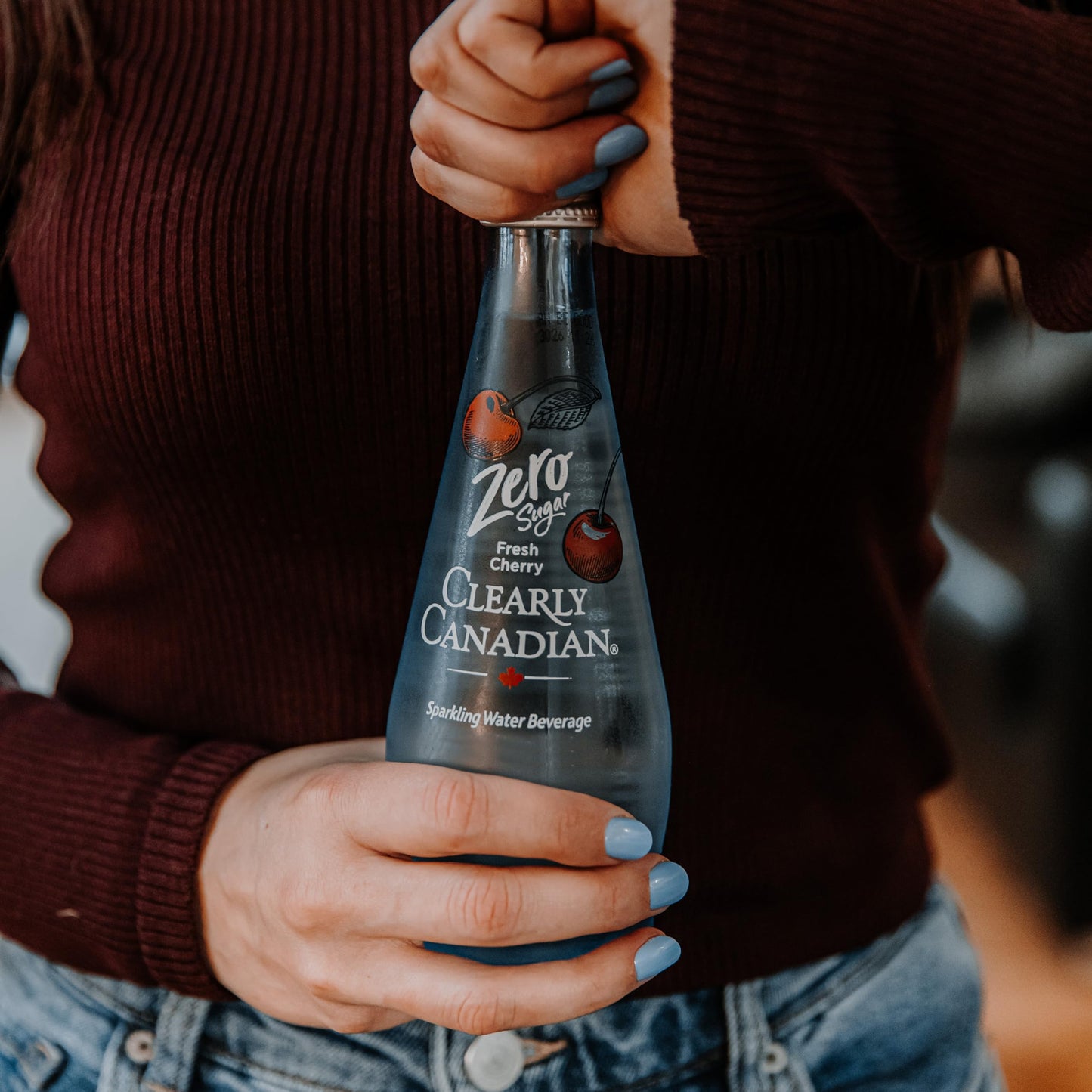 Clearly Canadian Sparkling Water Beverage, Zero Sugar & Zero Calories, 12 Bottles x 11 Fl Oz (325mL)