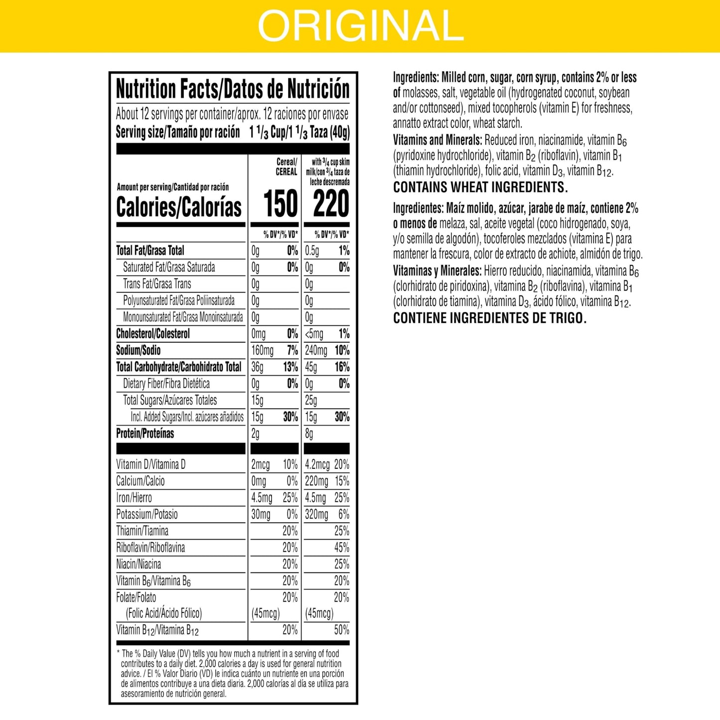 Kellogg'S Corn Pops Breakfast Cereal, Kids Cereal, Family Breakfast, Family Size, Original, 16.4Oz Box (1 Box)