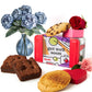 Davids Cookies Get Well Soon Cookie Gift Basket - Gourmet Bakery Dessert Gift For Recovery, Comfort And Appreciation Occasions - Gluten-Free Cookies & Brownies In Sweet Sampler Tin