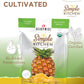 ReadyWise Freeze-Dried Organic Pineapples, 1 Pack, Vegetarian, Gluten Free, Model RWSK05-016, Healthy Snacks, Dried Fruit