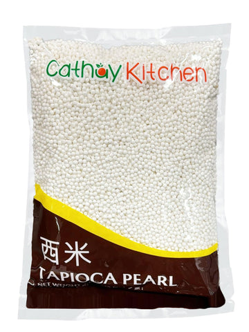 Sago Tapioca Pearls from Cassava | Best for Bubble Boba Milk Tea, Non-GMO Certified, Gluten-Free, Desserts Sago Ball, Soup, or S