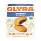 Olyra Blueberry Organic Fruit Bars  Prebiotic High Fiber Snack  Gut Health  Fruit Filled & Whole Grain Bites  Kids Healthy Snacks  Low Sugar  Vegan  USDA Certified Organic  Non GMO (Pack of 4)