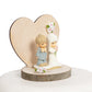 Precious Moments Wood Rustic Wedding Cake Topper
