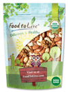 Food to Live - Organic Mixed Raw Nuts, 8 Ounces Cashews, Brazil Nuts, Walnuts, Almonds, Non-GMO, Kosher, Raw, Vegan, Unsalted, B