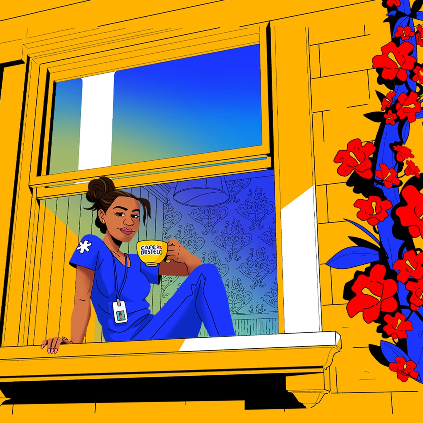 Café Bustelo Sweet & Creamy Café Con Vainilla Flavored Coffee, 60 Keurig K-Cup Pods