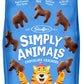 STAUFFERS Simply Animals Chocolate Crackers - Animal-Shaped Snacks - 14.5oz Bag - No High Fructose Corn Syrup - 6.5 x 3.5 x