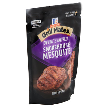 McCormick Grill Mates Smokehouse Mesquite Marinade, 5 oz, Perfect for Grilling