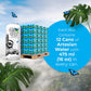 Rainforest Artesian Water  Costa Rica Pallet of 114 boxes - 1 368 Water Cans (475 mL / 16 oz Each) | Eco-Friendly & Sustainable Aluminum Packaging
